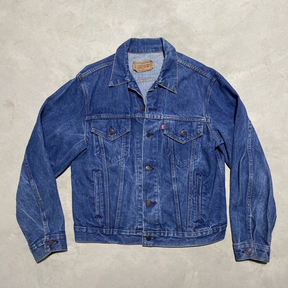 Levi's Vintage 1980s Type III Denim Trucker Jacket SZ 42R Made in USA 70506-0214